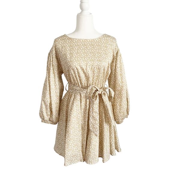 Andamane Doina Mini Dress Small Tan NEW - Picture 2 of 9